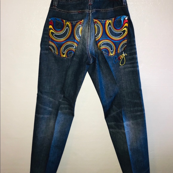 COOGI Other - Coogi Men’s Blue Jeans Rainbow Swirls 32 x 34 B26